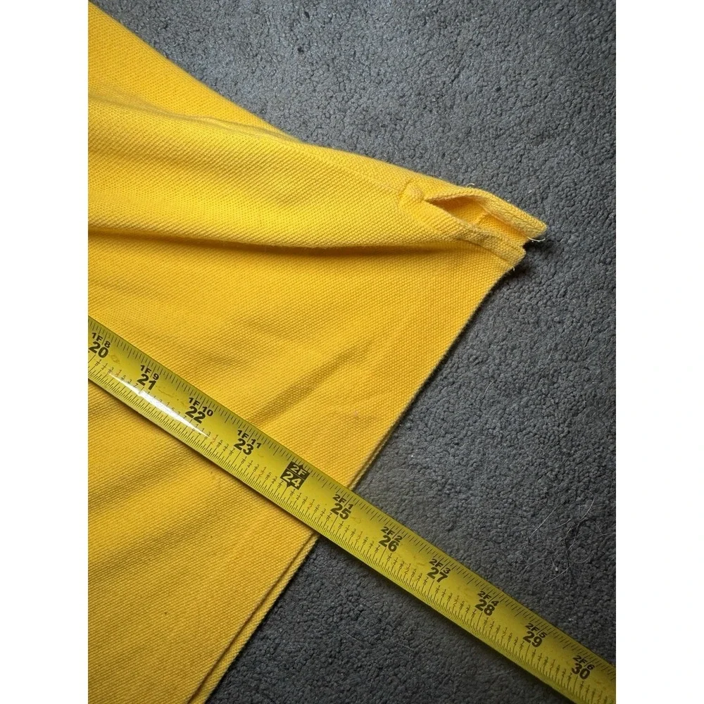 Lauren Ralph Lauren Yellow Polo Shirt Womens Size Small Crest Logo